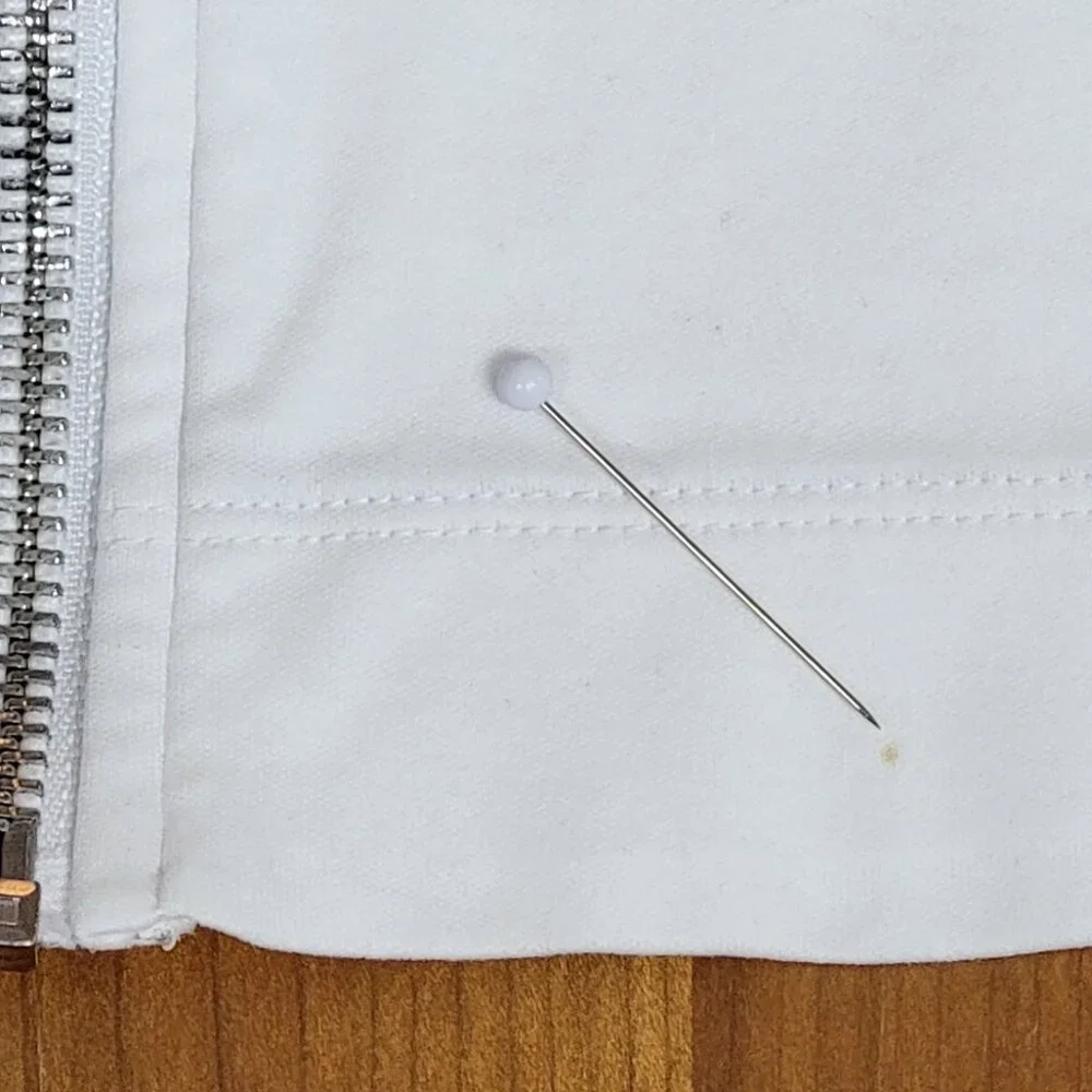 Tommy Bahama White Full Zip 100% Pima Cotton Jacket with Drawstrings - S - Picture 11 of 12